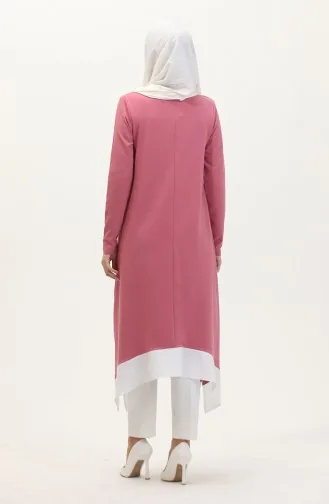 Garnierte Tunika 5029-01 Staubrosa 5029-01