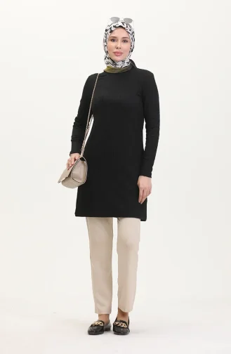 Tunique Caraco Torsadée 5036-01 Noir 5036-01