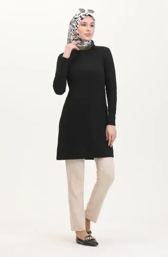 Tunique Caraco Torsadée 5036-01 Noir 5036-01