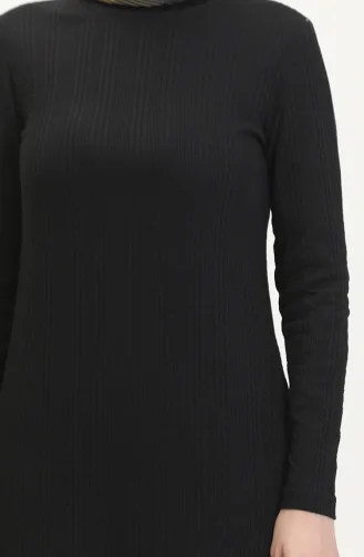 Tunique Caraco Torsadée 5036-01 Noir 5036-01