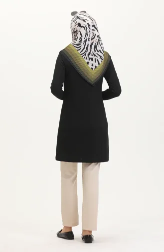 Tunique Caraco Torsadée 5036-01 Noir 5036-01