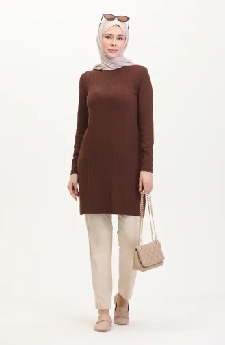 Tunique Caraco Torsadée 5036-03 Marron 5036-03