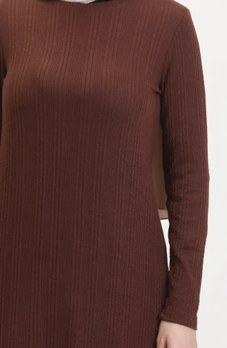 Tunique Caraco Torsadée 5036-03 Marron 5036-03