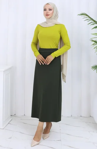 Body Met Lange Mouwen 5031-03 Olie Groen 5031-03