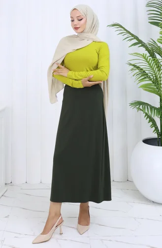 Body Met Lange Mouwen 5031-03 Olie Groen 5031-03