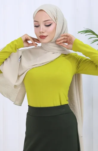 Body Met Lange Mouwen 5031-03 Olie Groen 5031-03