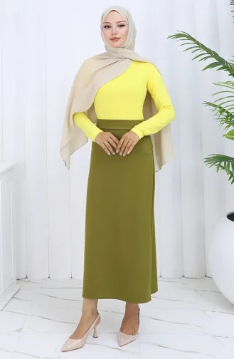 Uzun Kollu Body 5031-04 Sarı