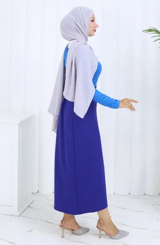 Uzun Kollu Body 5031-05 Mavi