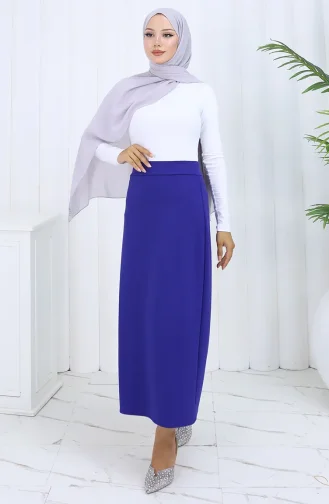 Elastische Taille Kokerrok 0001-12 Saks 0001-12