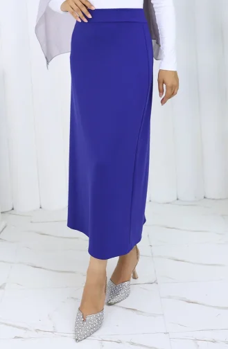 Elastische Taille Kokerrok 0001-12 Saks 0001-12