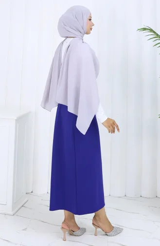 Elastische Taille Kokerrok 0001-12 Saks 0001-12