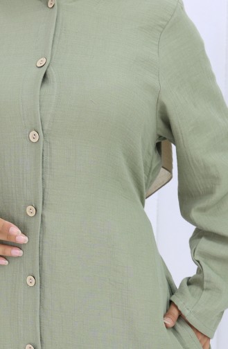Authentischer Abaya Musselin 6645-03 Khaki 6645-03