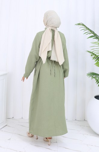 Authentischer Abaya Musselin 6645-03 Khaki 6645-03