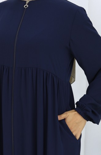 Abayas Bleu Marine 6269-02