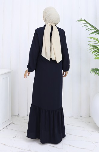 Abayas Bleu Marine 6277-02