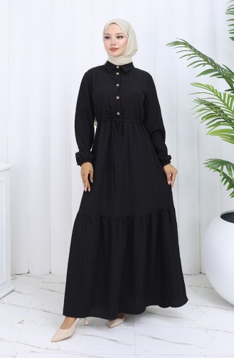 Robe Hijab Noir 0127-01