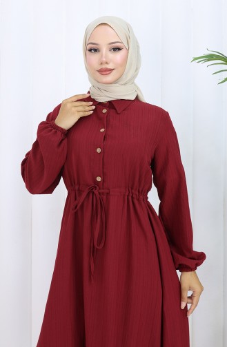 Robe Hijab Bordeaux 0127-03