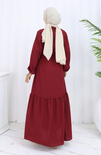 Robe Hijab Bordeaux 0127-03