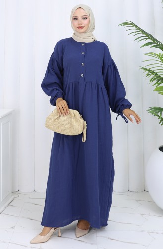 Robe Hijab Bleu Marine 2111-02