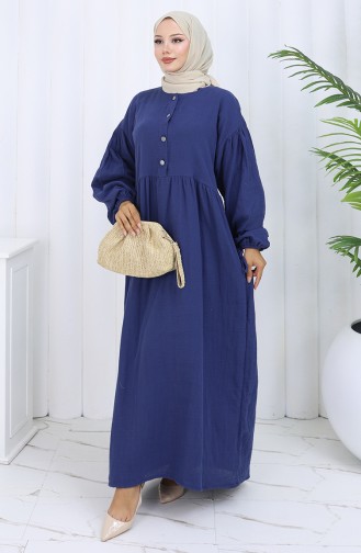 Robe Hijab Bleu Marine 2111-02
