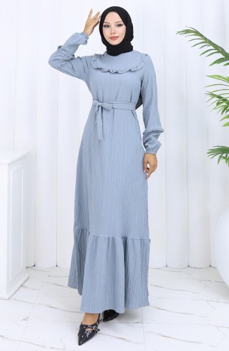 Robe Hijab Vert noisette 2116-03