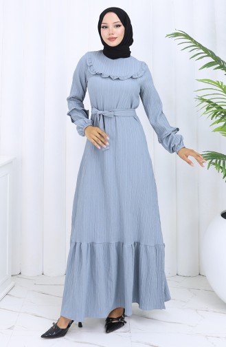 Robe Hijab Vert noisette 2116-03