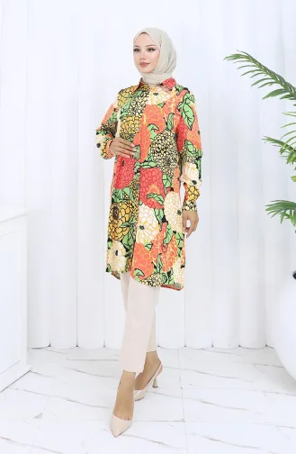 Viscose Shirt Tuniek 5035-04 Oranje 5035-04