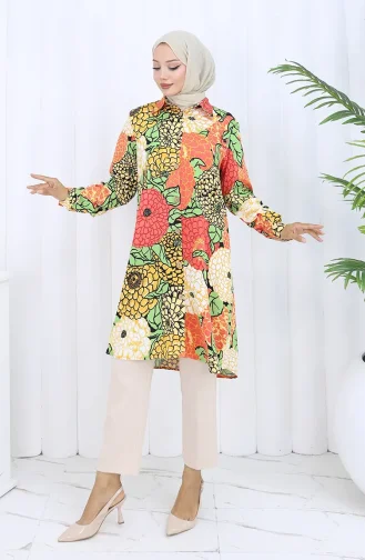 Viscose Shirt Tuniek 5035-04 Oranje 5035-04