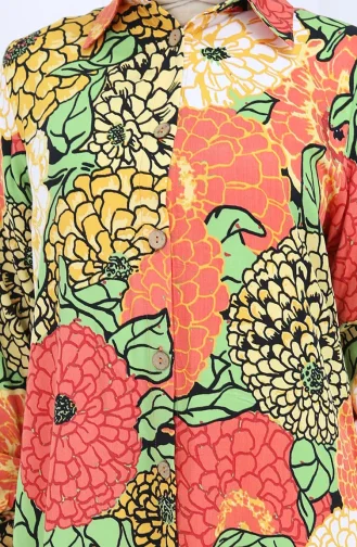 Viscose Shirt Tuniek 5035-04 Oranje 5035-04