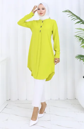 Knoop Gedetailleerde Tuniek 5133-03 Oliegroen 5133-03