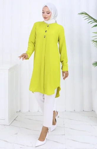 Knoop Gedetailleerde Tuniek 5133-03 Oliegroen 5133-03