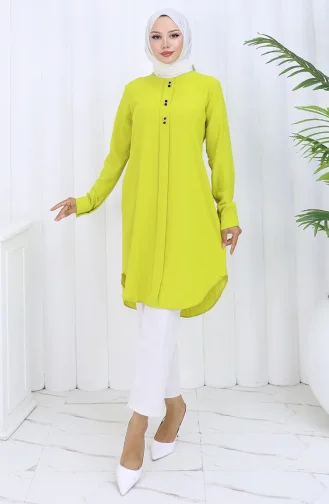 Knoop Gedetailleerde Tuniek 5133-03 Oliegroen 5133-03