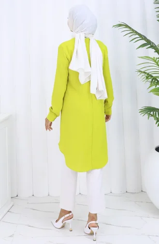 Knoop Gedetailleerde Tuniek 5133-03 Oliegroen 5133-03