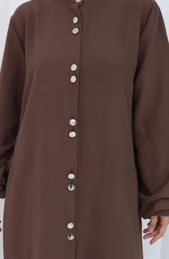 Geknoopte Tuniekbroek Tweedelig Pak 2114-06 Bruin 2114-06