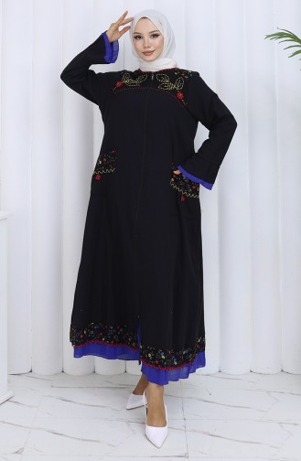 Otantik Ferace 6688-01 Siyah Saks