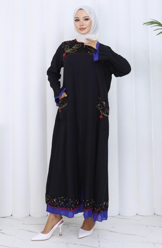 Otantik Ferace 6688-01 Siyah Saks