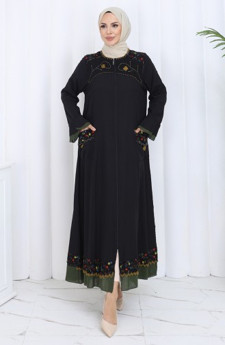Black Abaya 6688-02