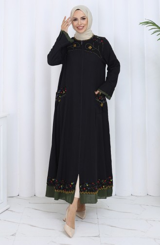 Black Abaya 6688-02