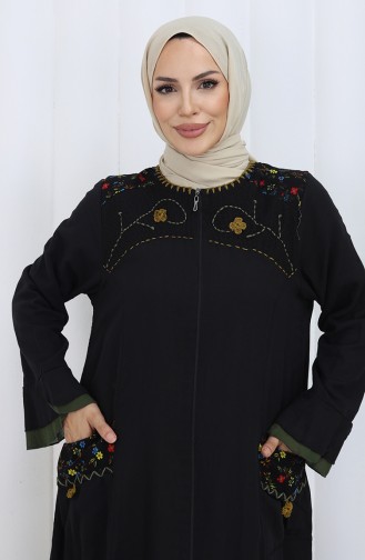 Black Abaya 6688-02