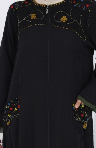 Black Abaya 6688-02