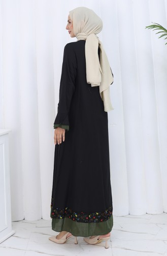 Black Abaya 6688-02