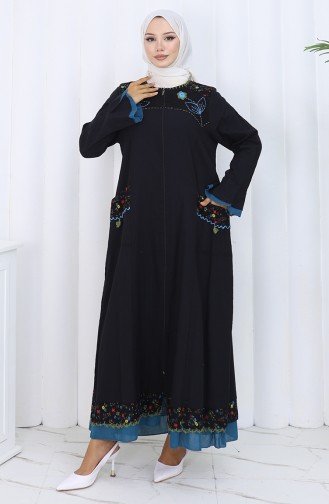 Black Abaya 6688-03