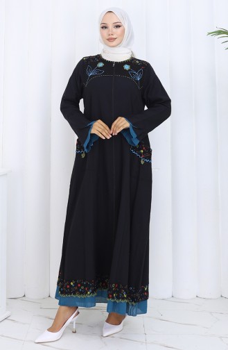 Black Abaya 6688-03