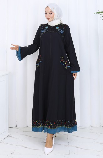 Black Abaya 6688-03