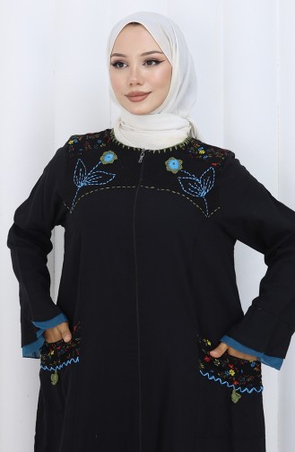 Black Abaya 6688-03