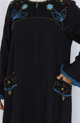Black Abaya 6688-03