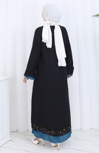 Black Abaya 6688-03