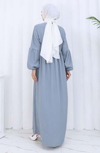 Dark Gray Abaya 2124-03