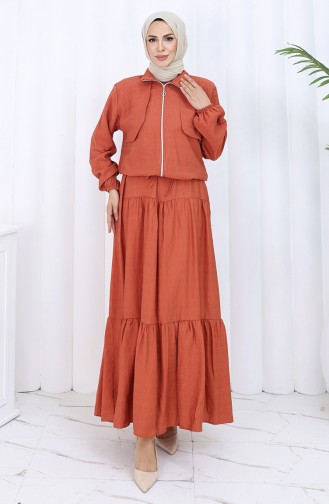 Ensemble Couleur brique 0129-09