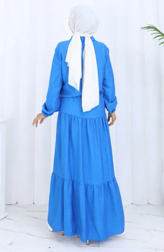 Kolu Lastikli Fermuarlı İkili Takım 0129-10 Mavi